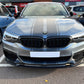 CF Style Carbon Fibre Front Splitter for BMW G30 5 Series M Sport 17-20-Carbon Factory