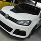 CF Style Carbon Fibre Front Splitter for VW Golf MK6 R20 08-13-Carbon Factory