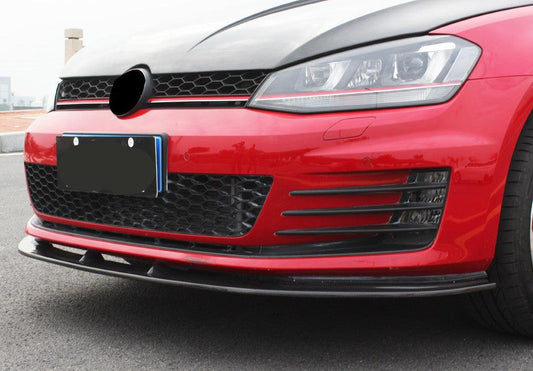 CF Style Carbon Fibre Front Splitter for VW Golf MK7 GTI 14-17-Carbon Factory