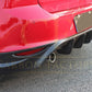 CF Style Carbon Fibre Rear Diffuser for VW Golf MK7 GTI 14-17-Carbon Factory