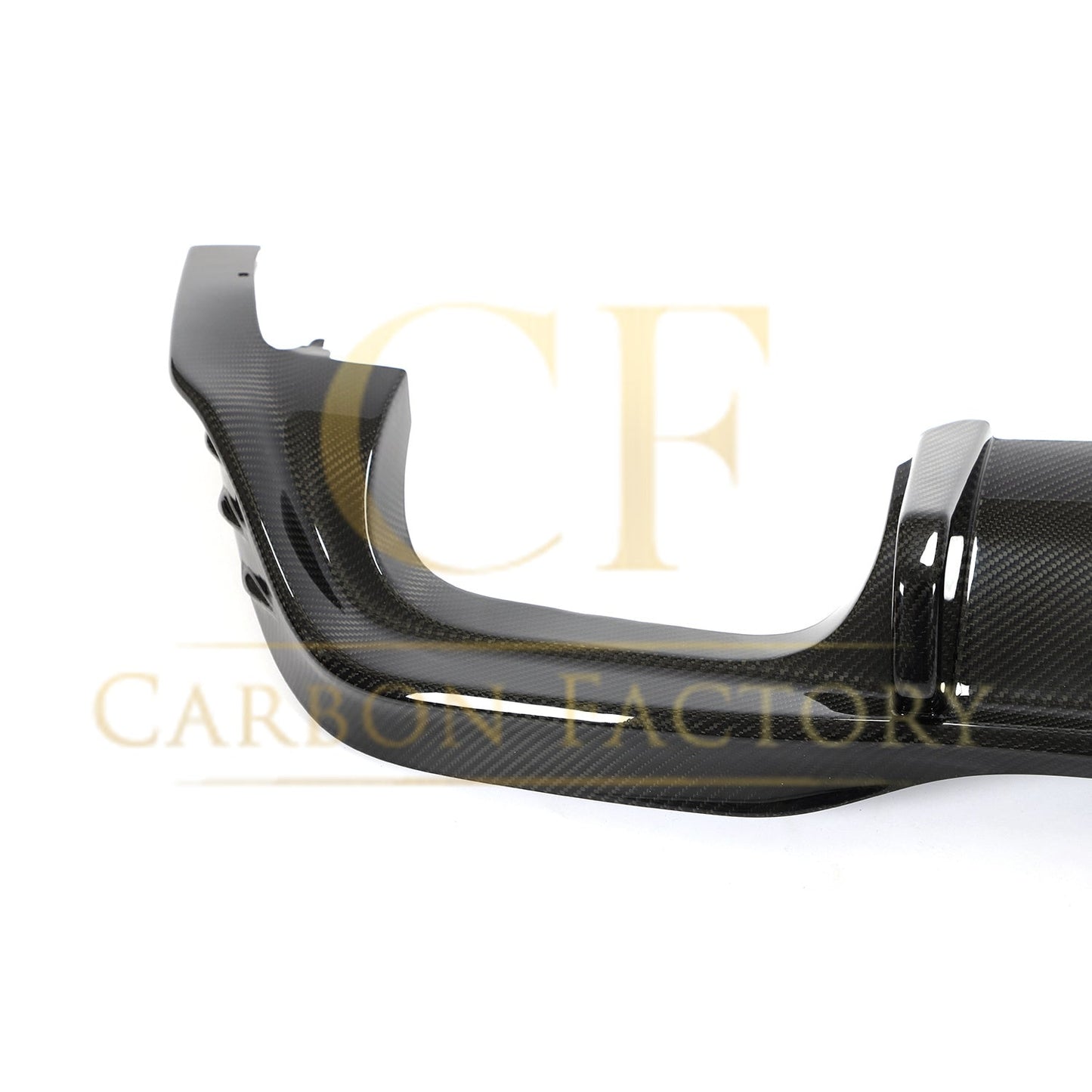 CF Style Carbon Fibre Rear Diffuser for VW Golf MK8 8R 21-Present-Carbon Factory