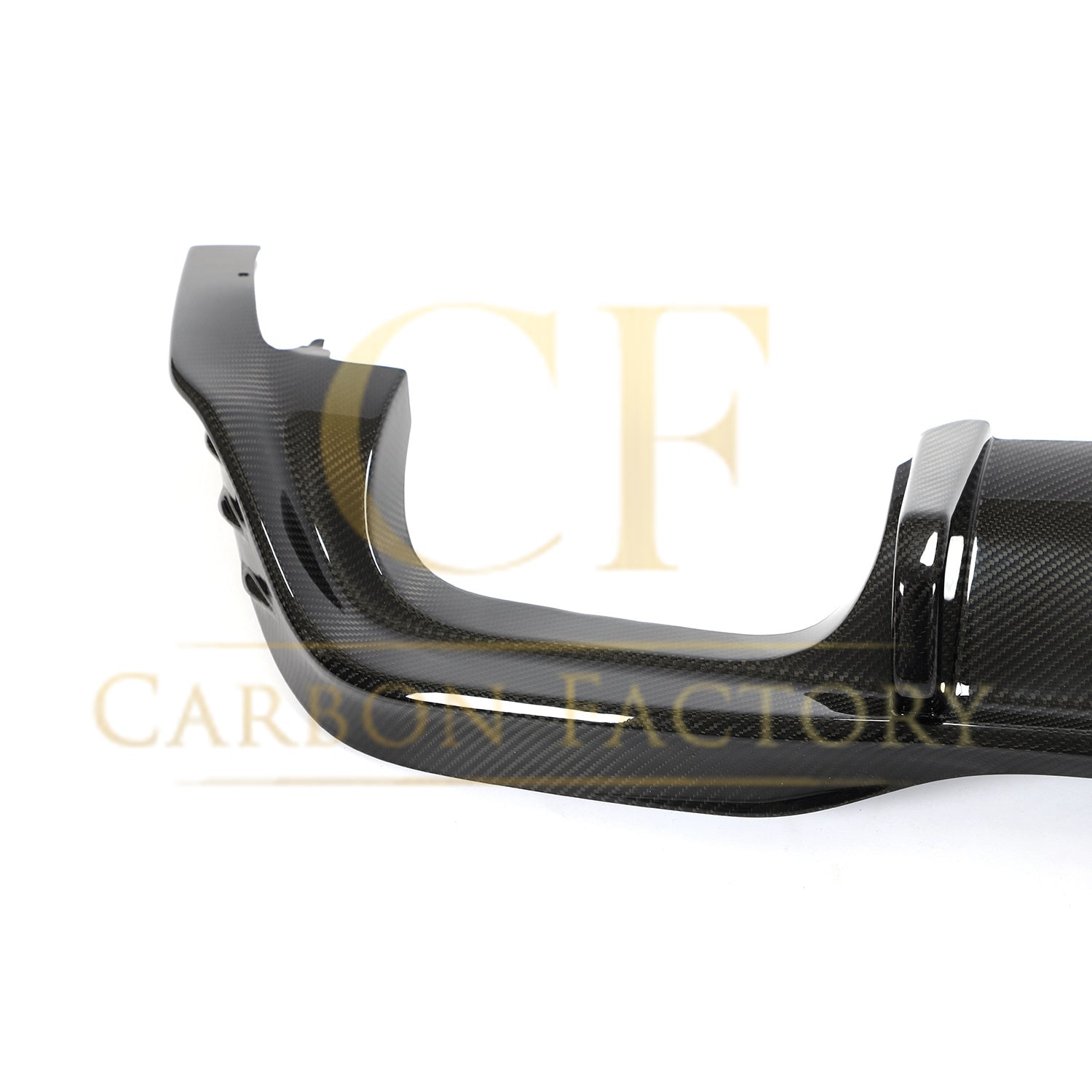CF Style Carbon Fibre Rear Diffuser for VW Golf MK8 8R 21-Present-Carbon Factory