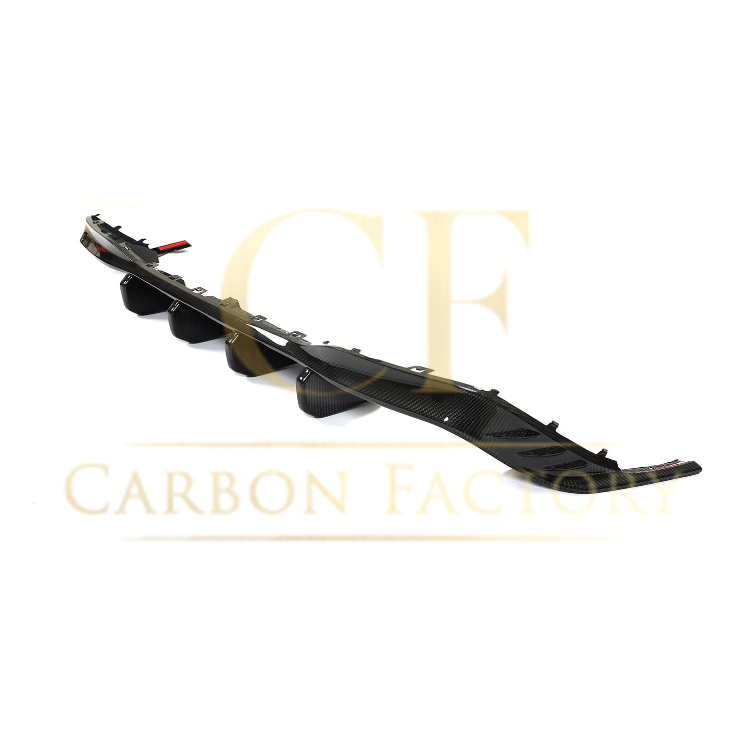 CF Style Carbon Fibre Rear Diffuser for VW Golf MK8 8R 21-Present-Carbon Factory