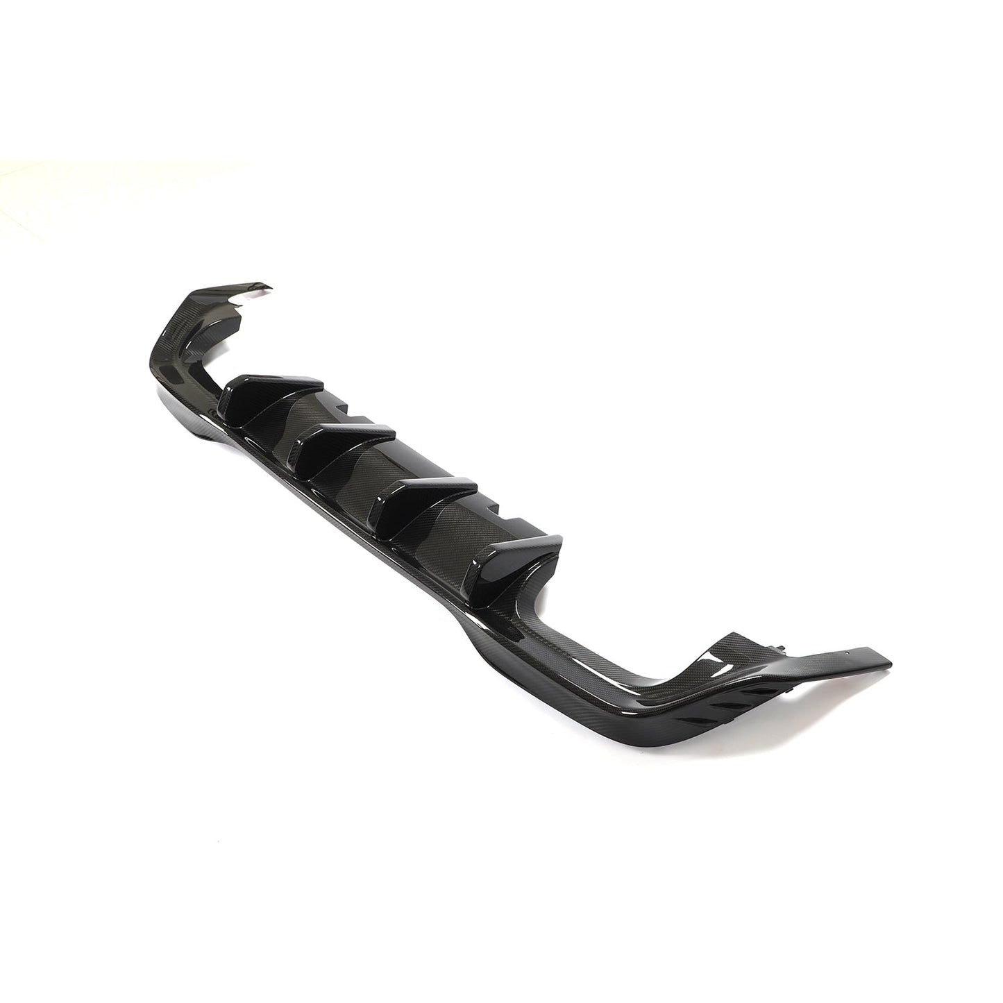 CF Style Carbon Fibre Rear Diffuser for VW Golf MK8 8R 21-Present-Carbon Factory