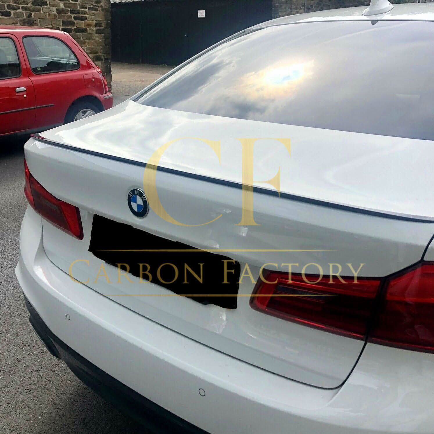 CF Style Gloss Black Boot Spoiler for BMW G30 5 Series inc F90 M5 17-24 - Carbon Factory