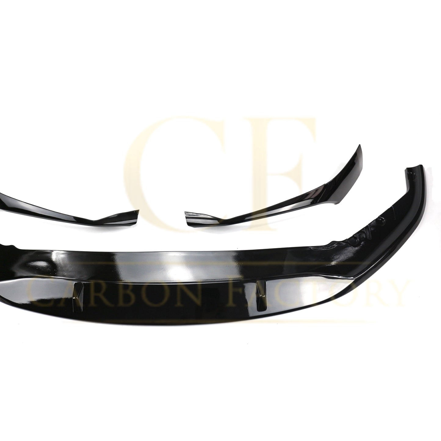 CF Style Gloss Black Front Splitter for BMW G30 G31 5 Series LCI 21-24-Carbon Factory
