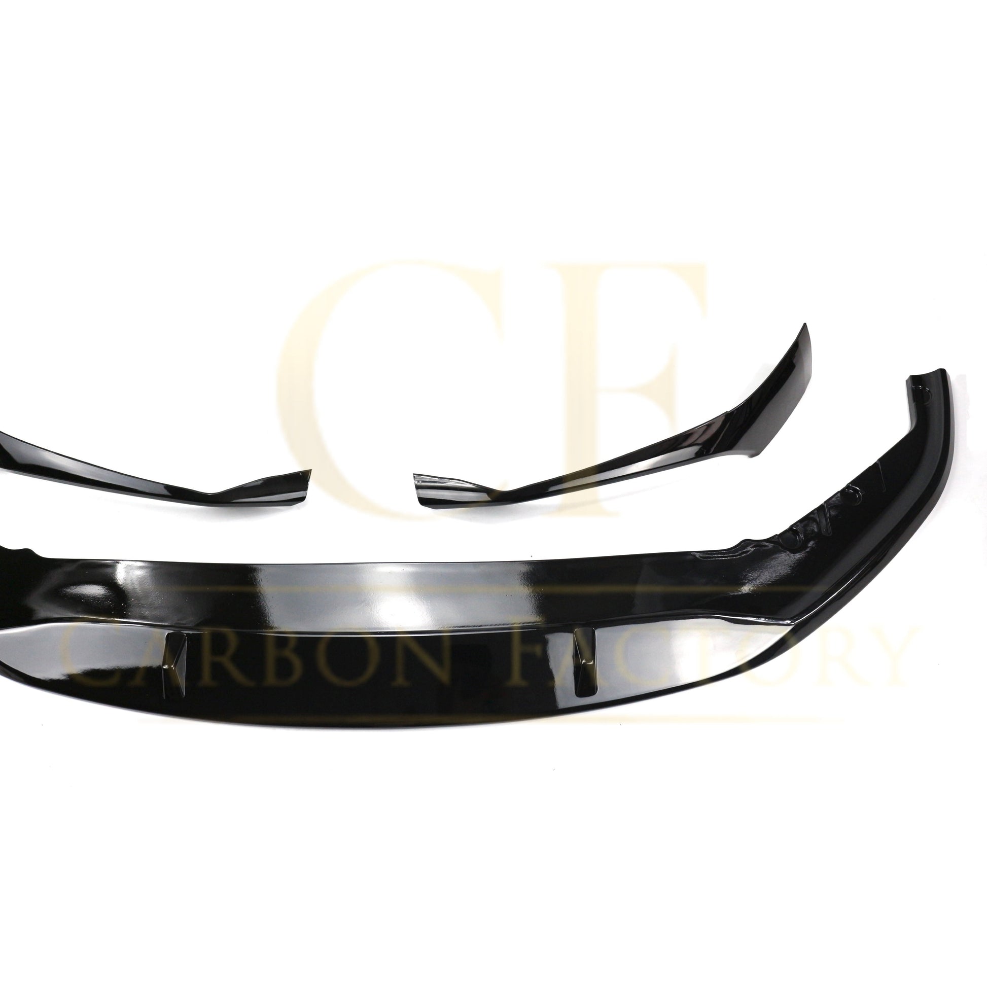 CF Style Gloss Black Front Splitter for BMW G30 G31 5 Series LCI 21-24-Carbon Factory