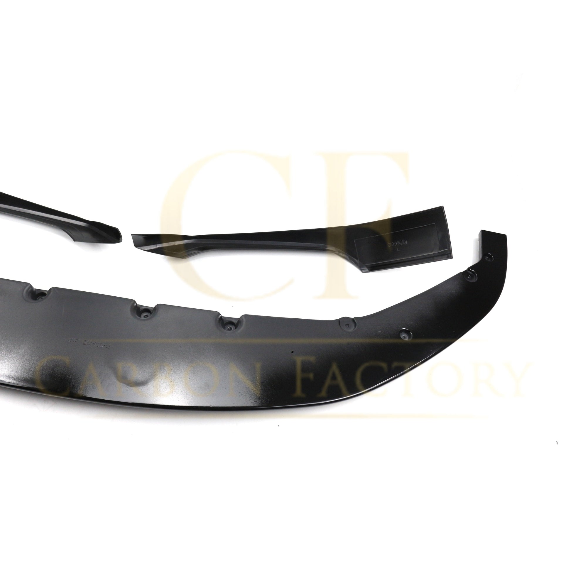 CF Style Gloss Black Front Splitter for BMW G30 G31 5 Series LCI 21-24-Carbon Factory