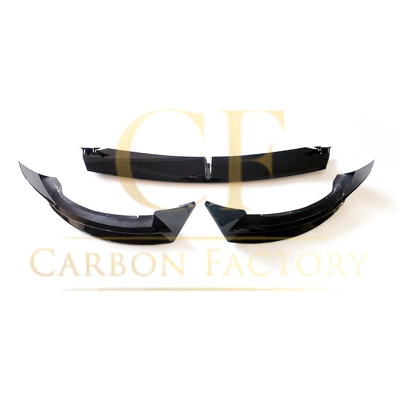 CF Style Gloss Black Front Splitter for Tesla Model 3 16-23-Carbon Factory