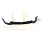 CF Style Gloss Black Front Splitter for Tesla Model 3 16-23-Carbon Factory
