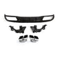 CF Style Gloss Black Rear Diffuser & Exhaust Tips for Mercedes Benz W205 C Class & C63 Saloon & Estate 15-21-Carbon Factory