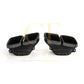 CF Style Gloss Black Rear Diffuser & Exhaust Tips for Mercedes Benz W205 C Class & C63 Saloon & Estate 15-21-Carbon Factory