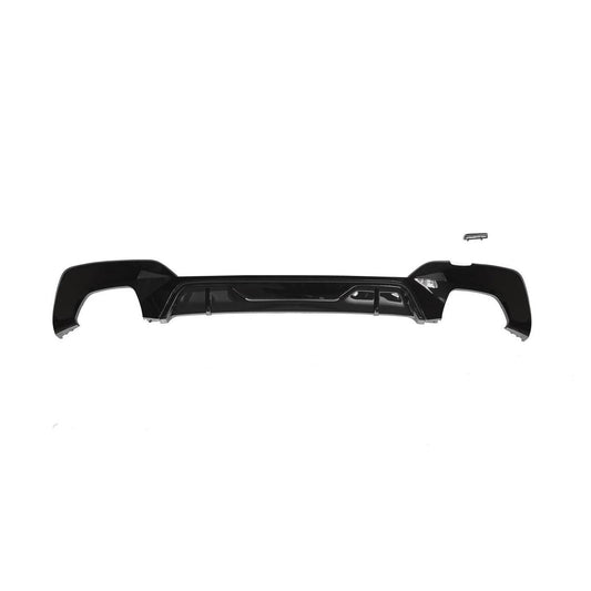 CF Style Gloss Black Rear Diffuser Quad Exhaust for BMW 3 Series G20 G21 19-22-Carbon Factory