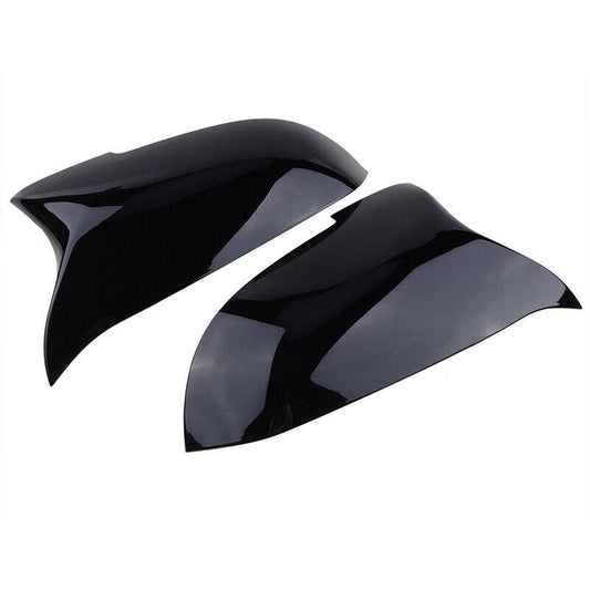 CF Style Gloss Black Replacement Mirror Covers for BMW F10 5 Series LCI F06 F12 F13 6 Series F01 7 Series-Carbon Factory