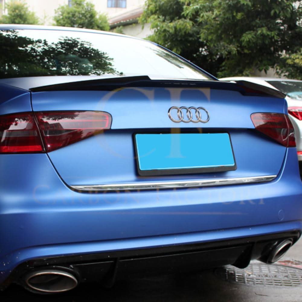 CF Style Pre-Preg Carbon Fibre Boot Spoiler for Audi A4 B8 B8.5 08-15 - Carbon Factory