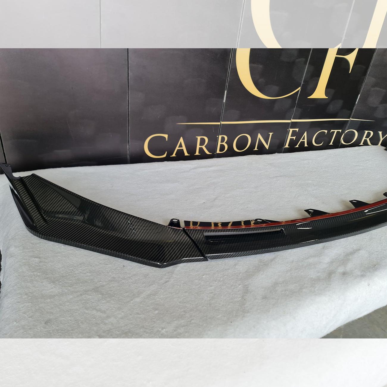 CF Style Pre-Preg Carbon Fibre Front Splitter for BMW G80 M3 G82 G83 M4 21-Present-Carbon Factory