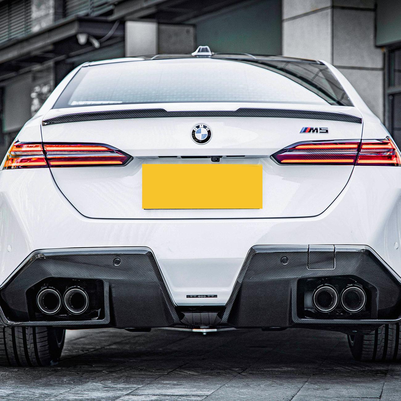 CF Style Pre-Preg Carbon Fibre Rear Spoiler for BMW G60 5 Series G90 M5 24-Present-Carbon Factory