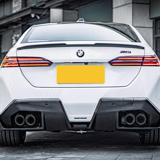 CF Style Pre-Preg Carbon Fibre Rear Spoiler for BMW G60 5 Series G90 M5 24-Present-Carbon Factory