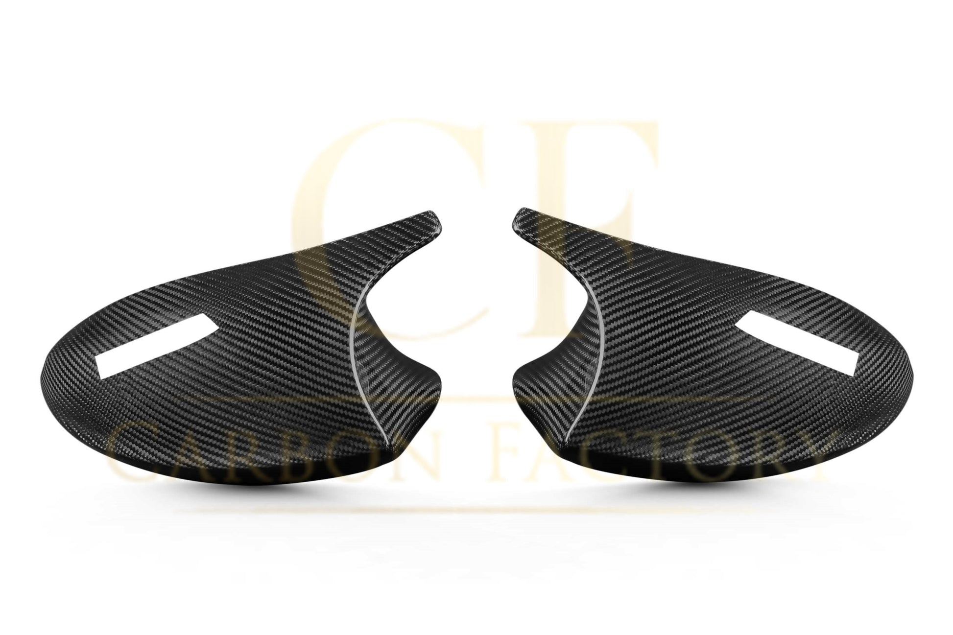 CF Style Pre-Preg Carbon Fibre Replacement Mirror Covers for BMW E81 E82 E87 E88 1 Series E90 E92 E93 3 Series Pre-LCI-Carbon Factory