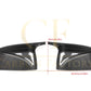 CF Style Pre-Preg Carbon Fibre Replacement Mirror Covers for BMW G01 X3 G08 IX3 19-25-Carbon Factory