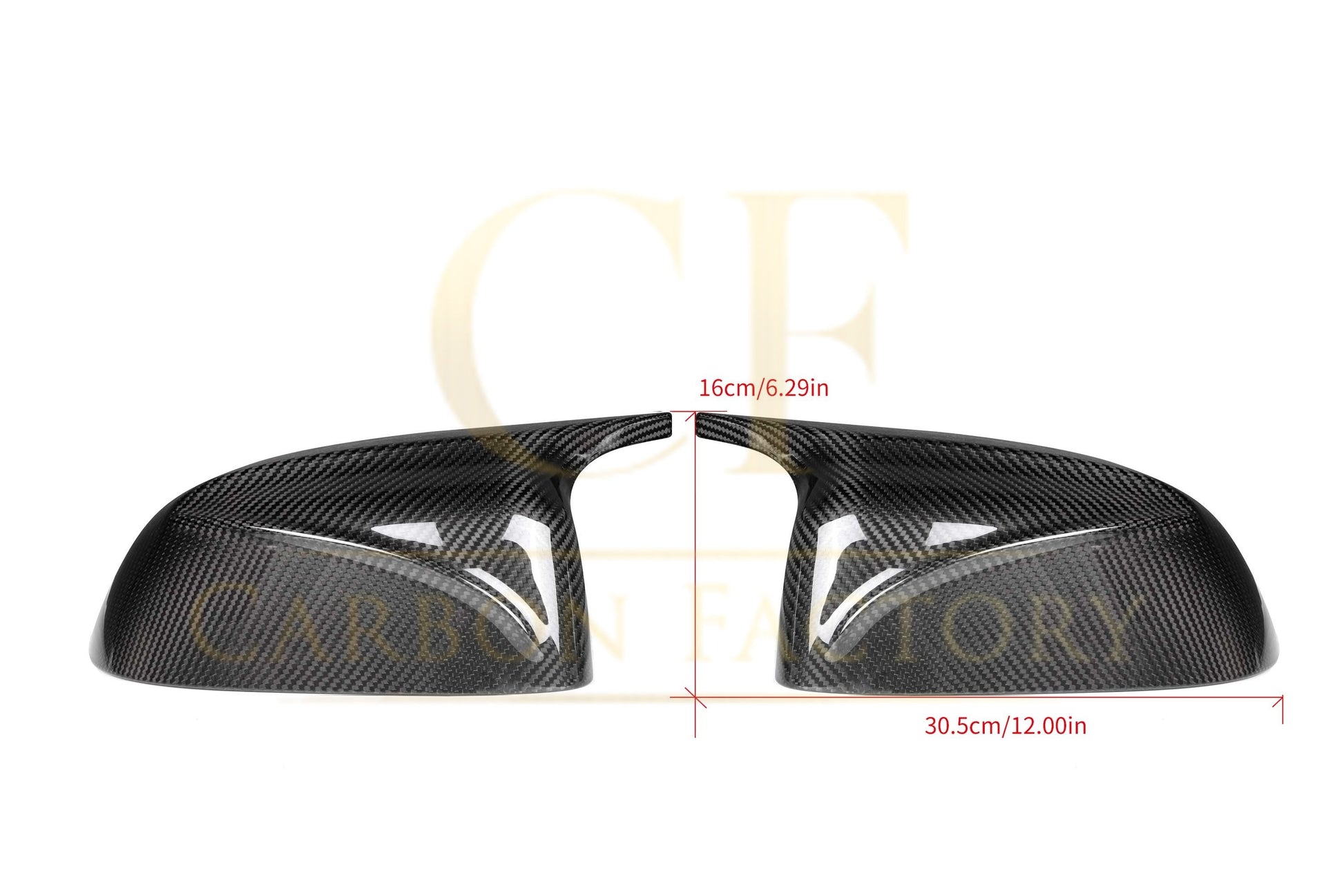 CF Style Pre-Preg Carbon Fibre Replacement Mirror Covers for BMW G06 X6 G07 X7 19-25-Carbon Factory