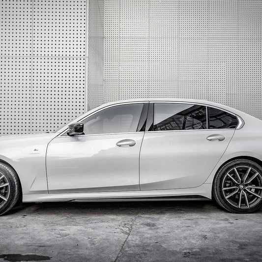 CF Style Pre-Preg Carbon Fibre Side Skirt for BMW G20 3 Series M Sport 19-Present-Carbon Factory