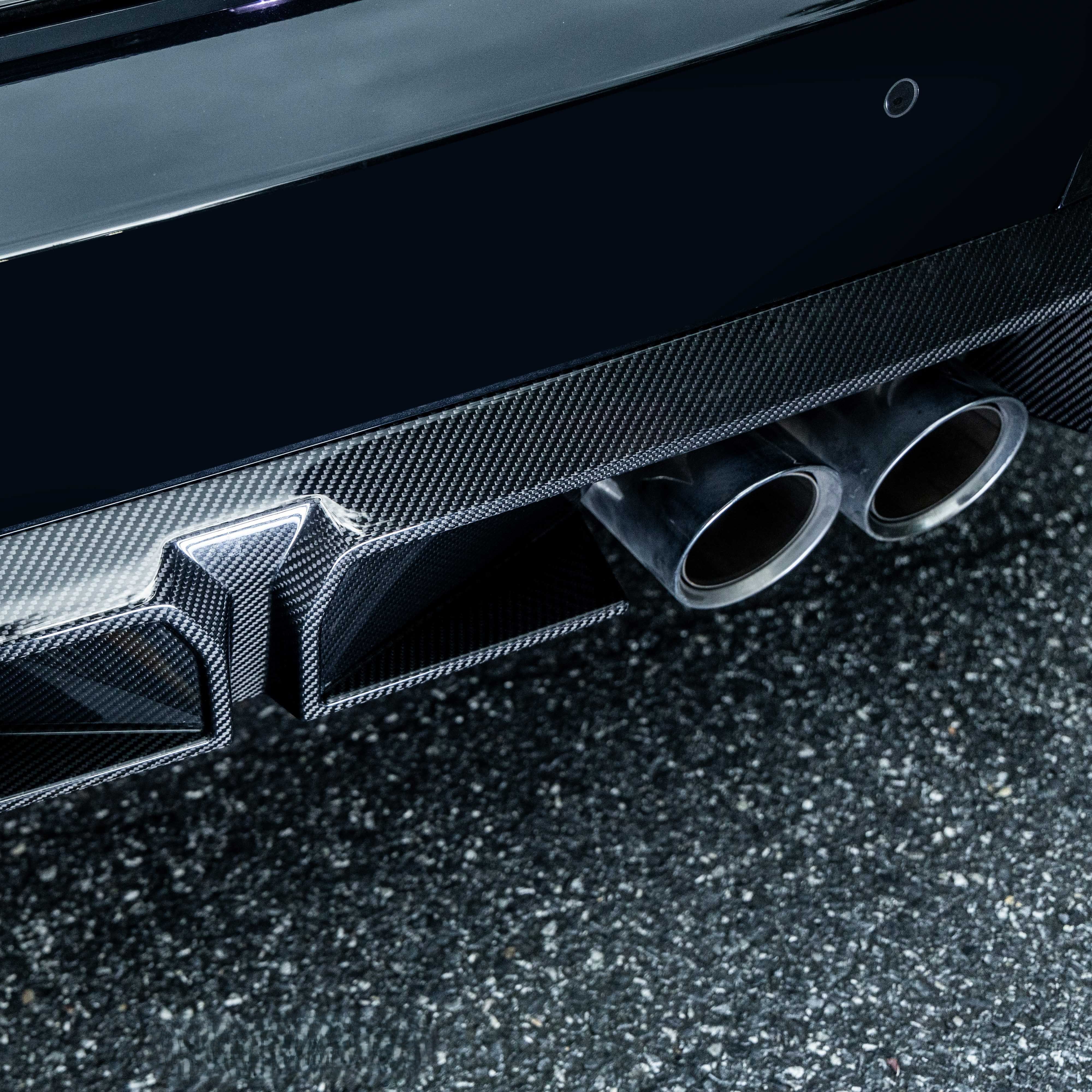 CS Style Pre-Preg Carbon Fibre Rear Diffuserfor BMW G87 M2 2023-Present - Carbon Factory