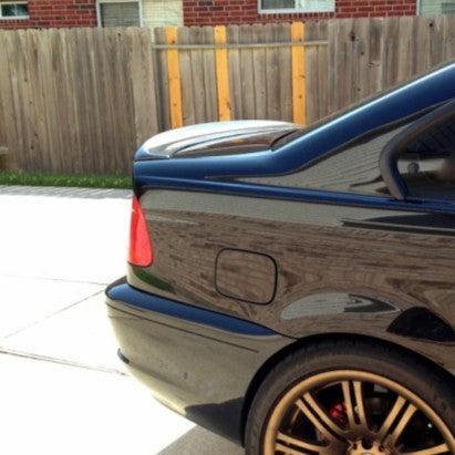 CS Style Carbon Fibre Boot Spoiler for BMW E46 3 Series 96-05-Carbon Factory