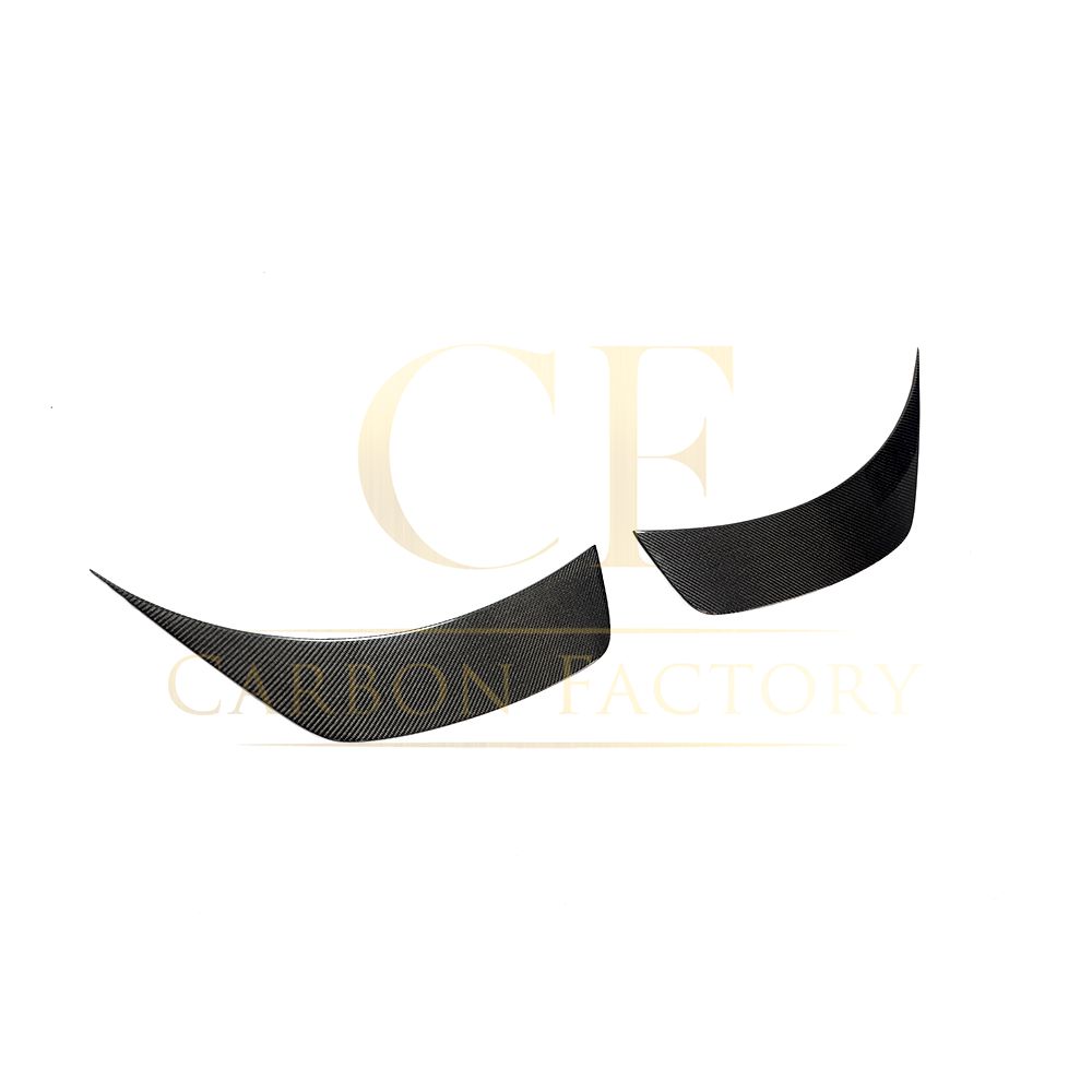 CS Style Carbon Fibre Rear Bumper Canards for Tesla Model 3 16-23-Carbon Factory