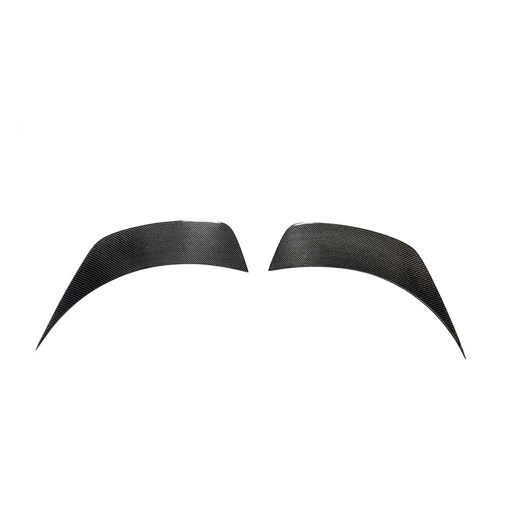 CS Style Carbon Fibre Rear Bumper Canards for Tesla Model 3 16-23-Carbon Factory