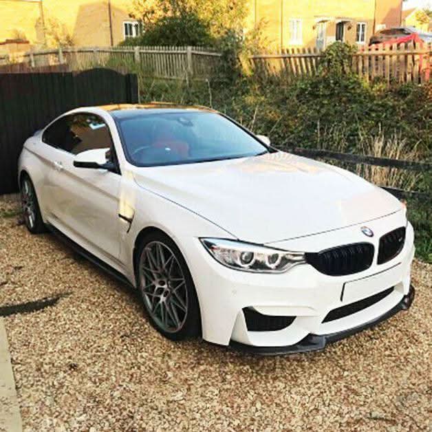 CS Style Gloss Black Front Splitter for BMW F80 M3 F82 F83 M4 14-20 - Carbon Factory