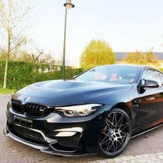 CS Style Gloss Black Front Splitter for BMW F80 M3 F82 F83 M4 14-20 - Carbon Factory
