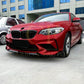 CS Style Gloss Black Front Splitter for BMW F87 M2 OG 14-20-Carbon Factory