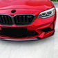 CS Style Gloss Black Front Splitter for BMW F87 M2 OG 14-20-Carbon Factory