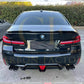 CS Style Gloss Black Rear Diffuser for BMW G30 G31 5 Series M Sport 17-24-Carbon Factory