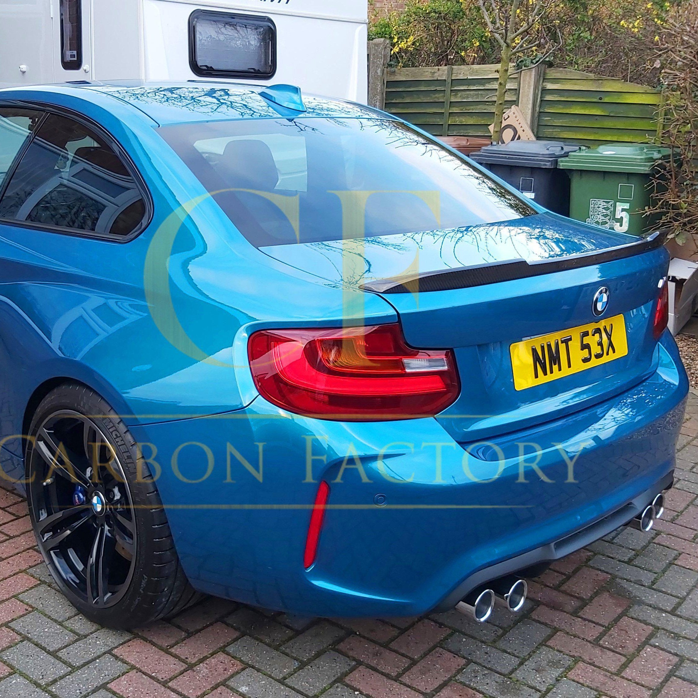 CS Style Pre-Preg Carbon Fibre Boot Spoiler for BMW 2 Series F22 F87 - Carbon Factory