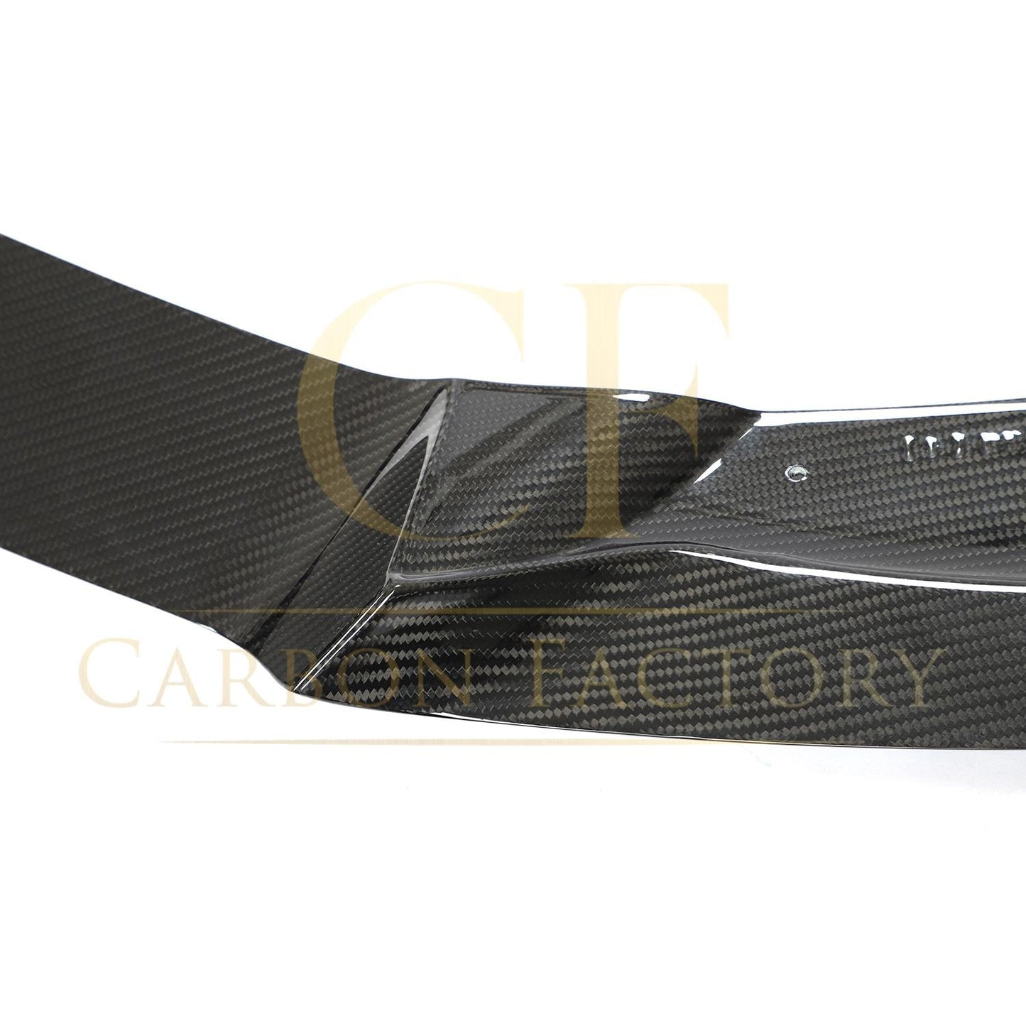 CS Style Pre-Preg Carbon Fibre Front Splitter for Tesla Model Y 19-23-Carbon Factory