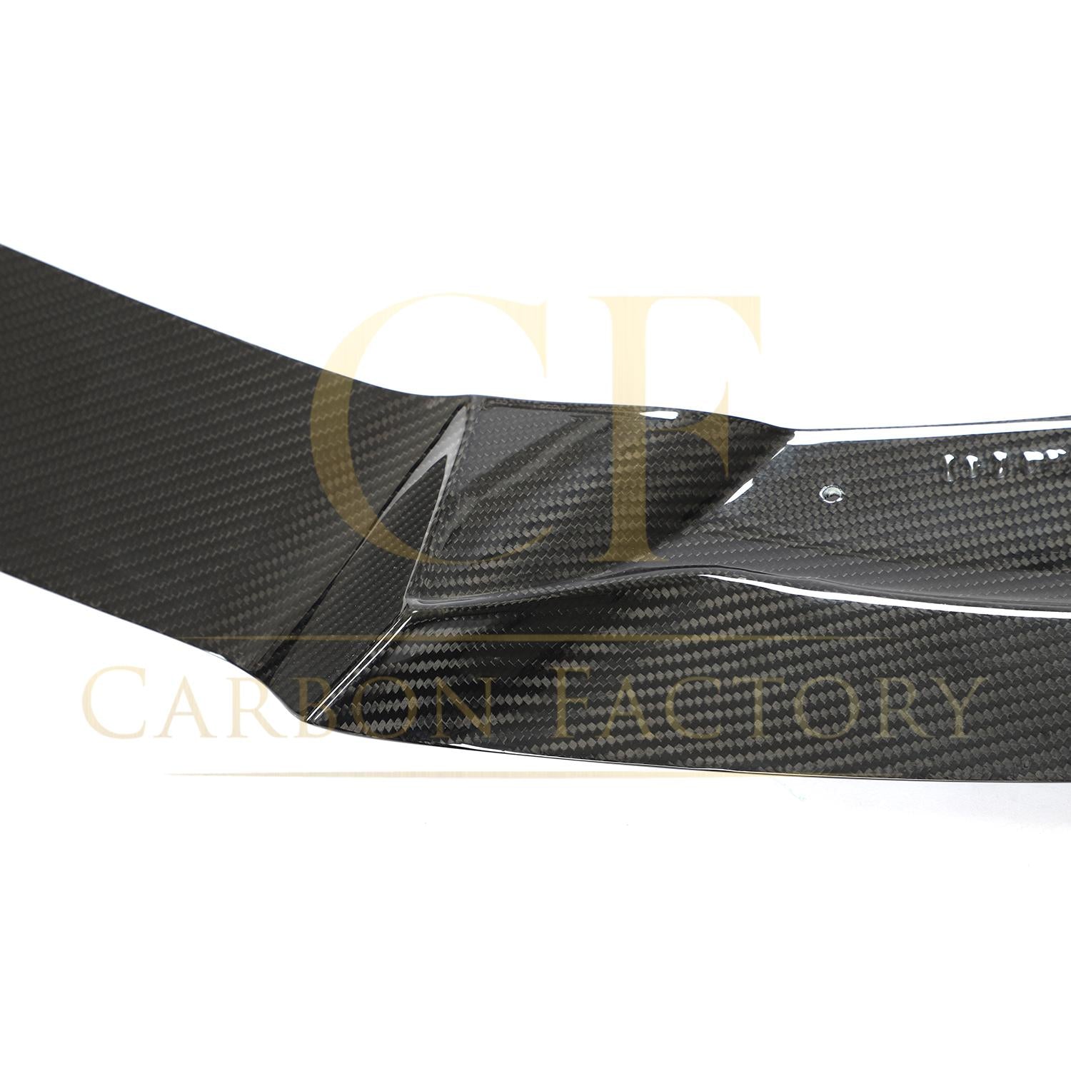 CS Style Pre-Preg Carbon Fibre Front Splitter for Tesla Model Y 19-23-Carbon Factory