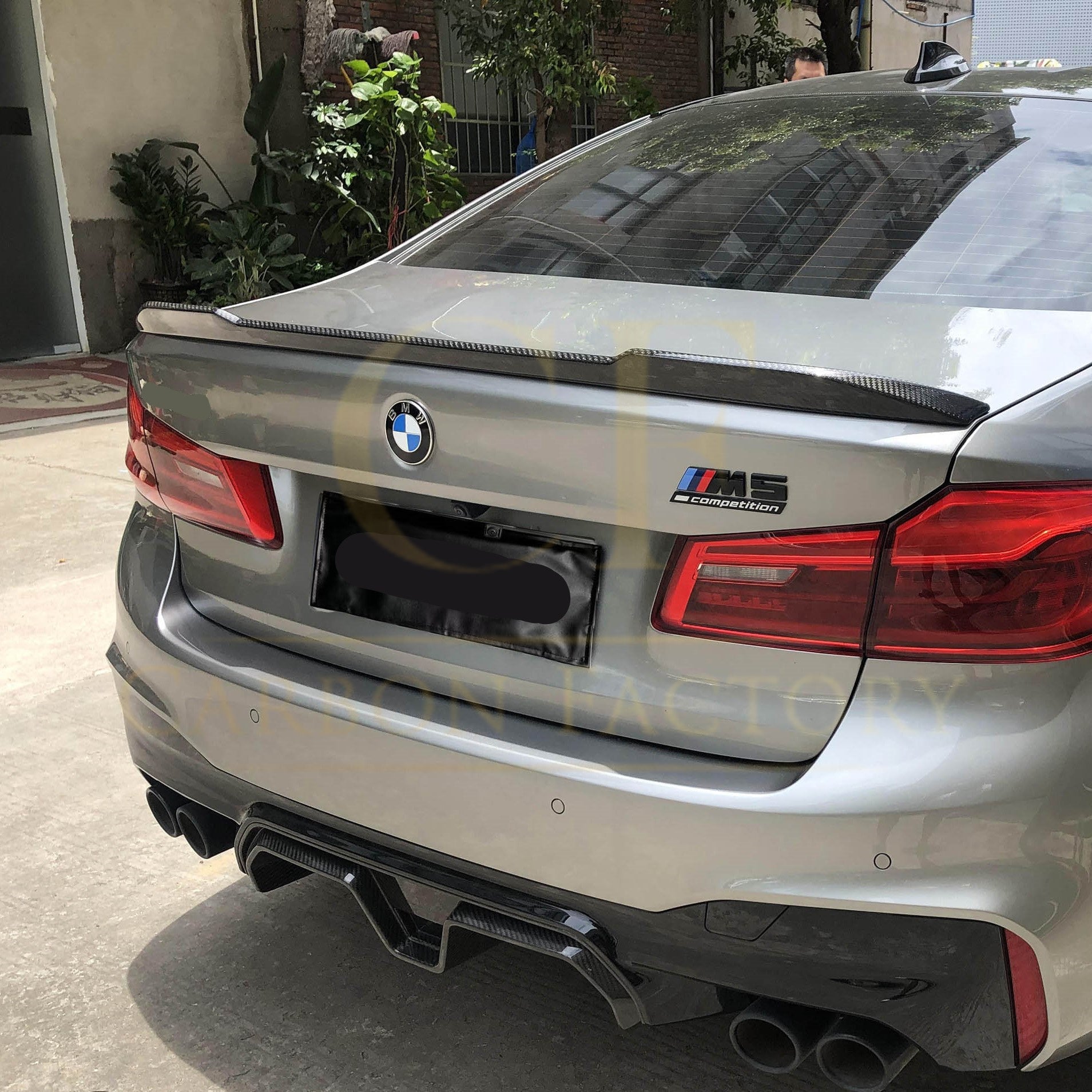 CS Style Pre-Preg Carbon Fibre Rear Diffuser for BMW F90 M5 17-24-Carbon Factory