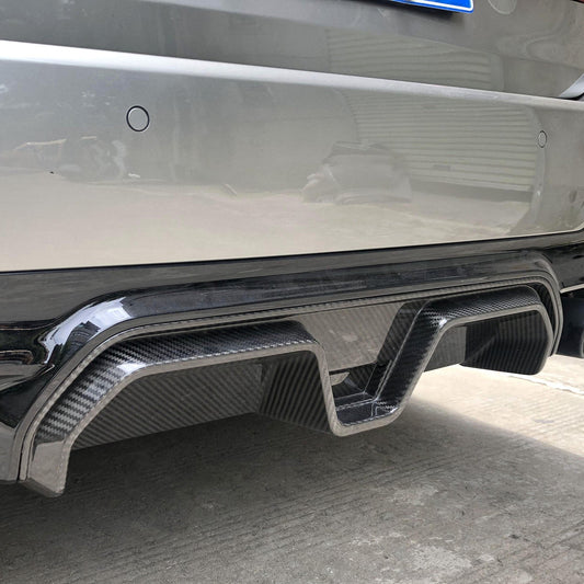 CS Style Pre-Preg Carbon Fibre Rear Diffuser for BMW F90 M5 17-24-Carbon Factory
