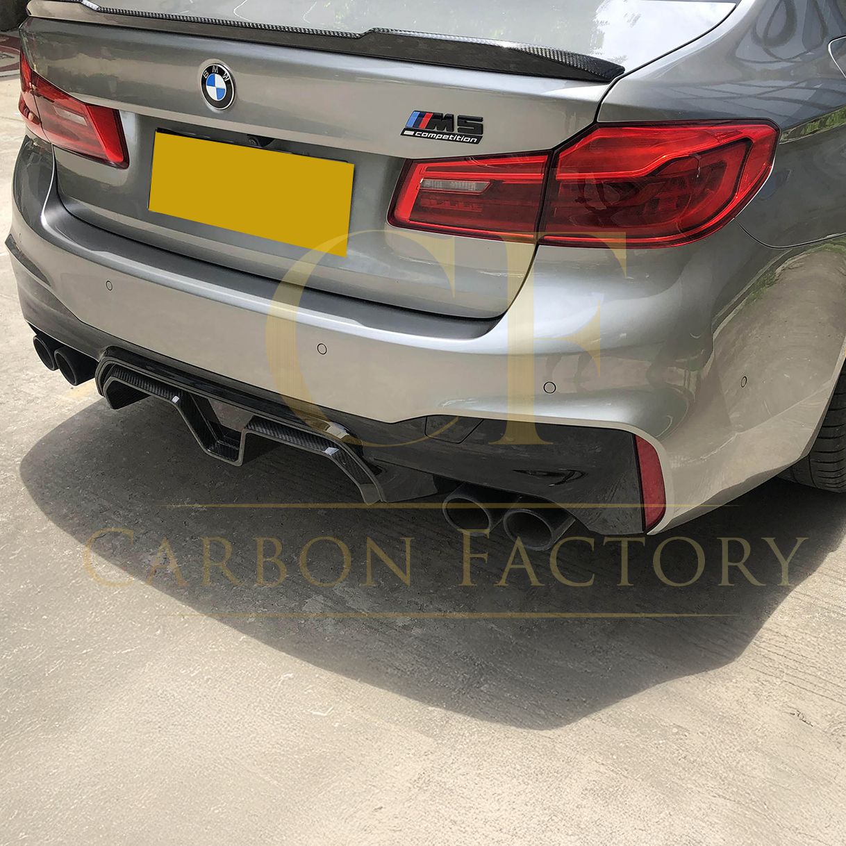 CS Style Pre-Preg Carbon Fibre Rear Diffuser for BMW G30 5 Series 17-23-Carbon Factory