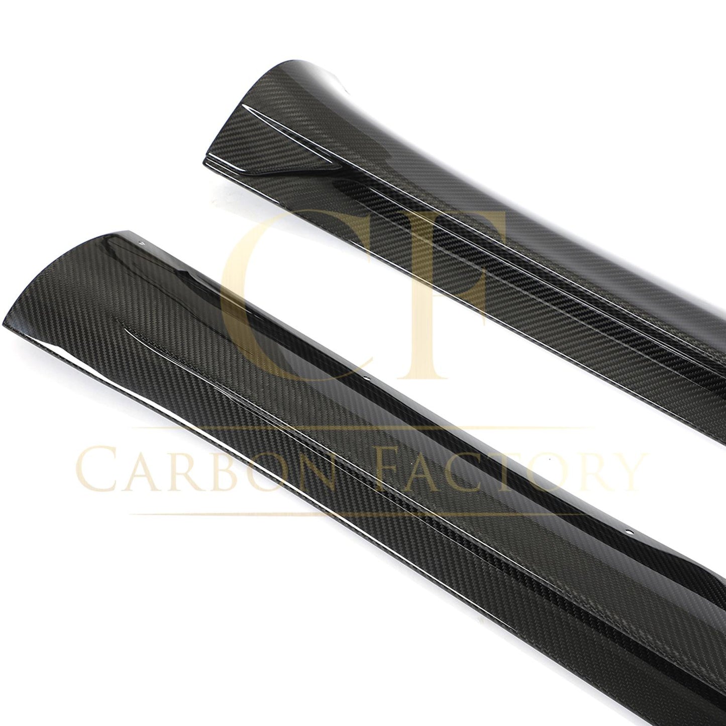CS Style Pre-Preg Carbon Fibre Side Skirts for Tesla Model Y 19-23-Carbon Factory