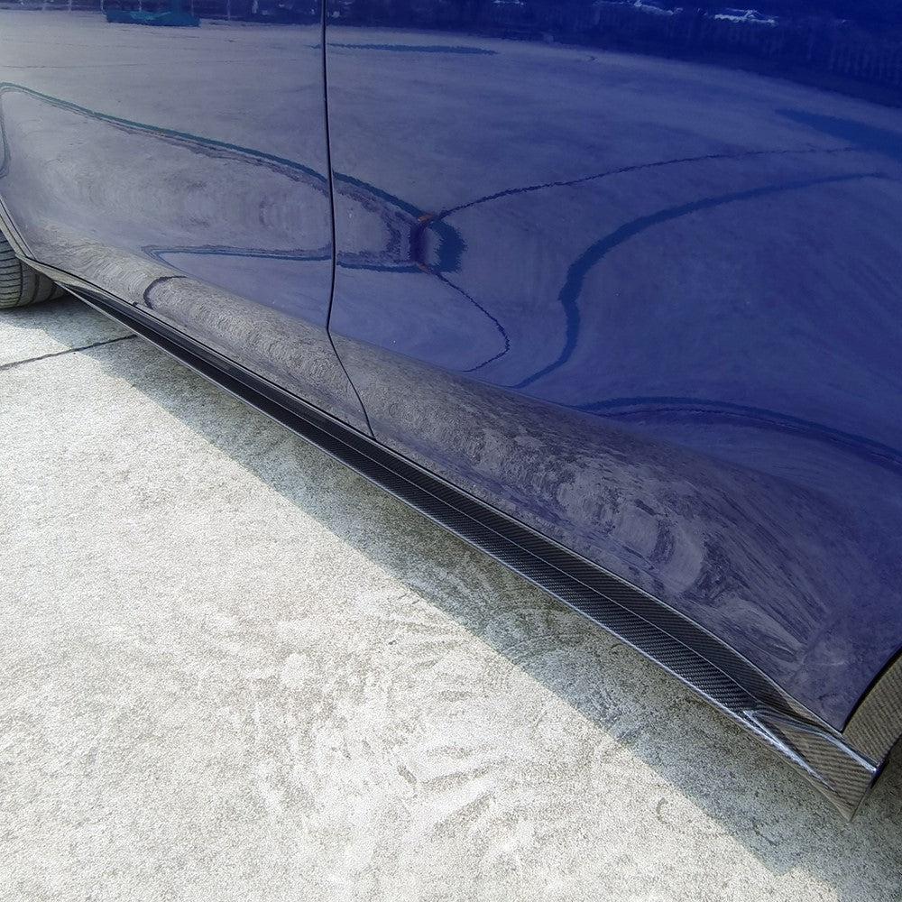 CS Style Pre-Preg Carbon Fibre Side Skirts for Tesla Model Y 19-23-Carbon Factory