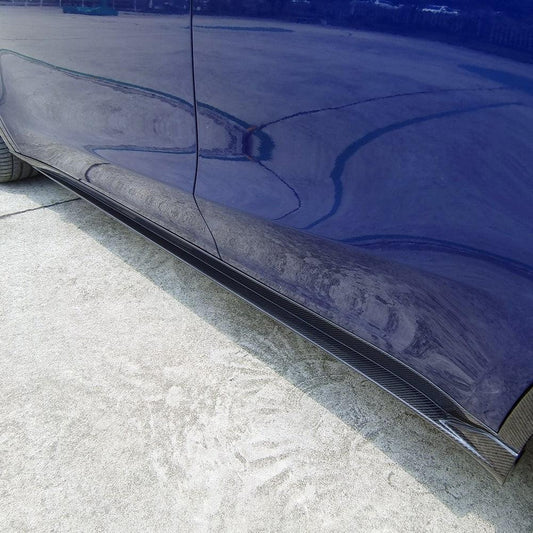 CS Style Pre-Preg Carbon Fibre Side Skirts for Tesla Model Y 19-23-Carbon Factory