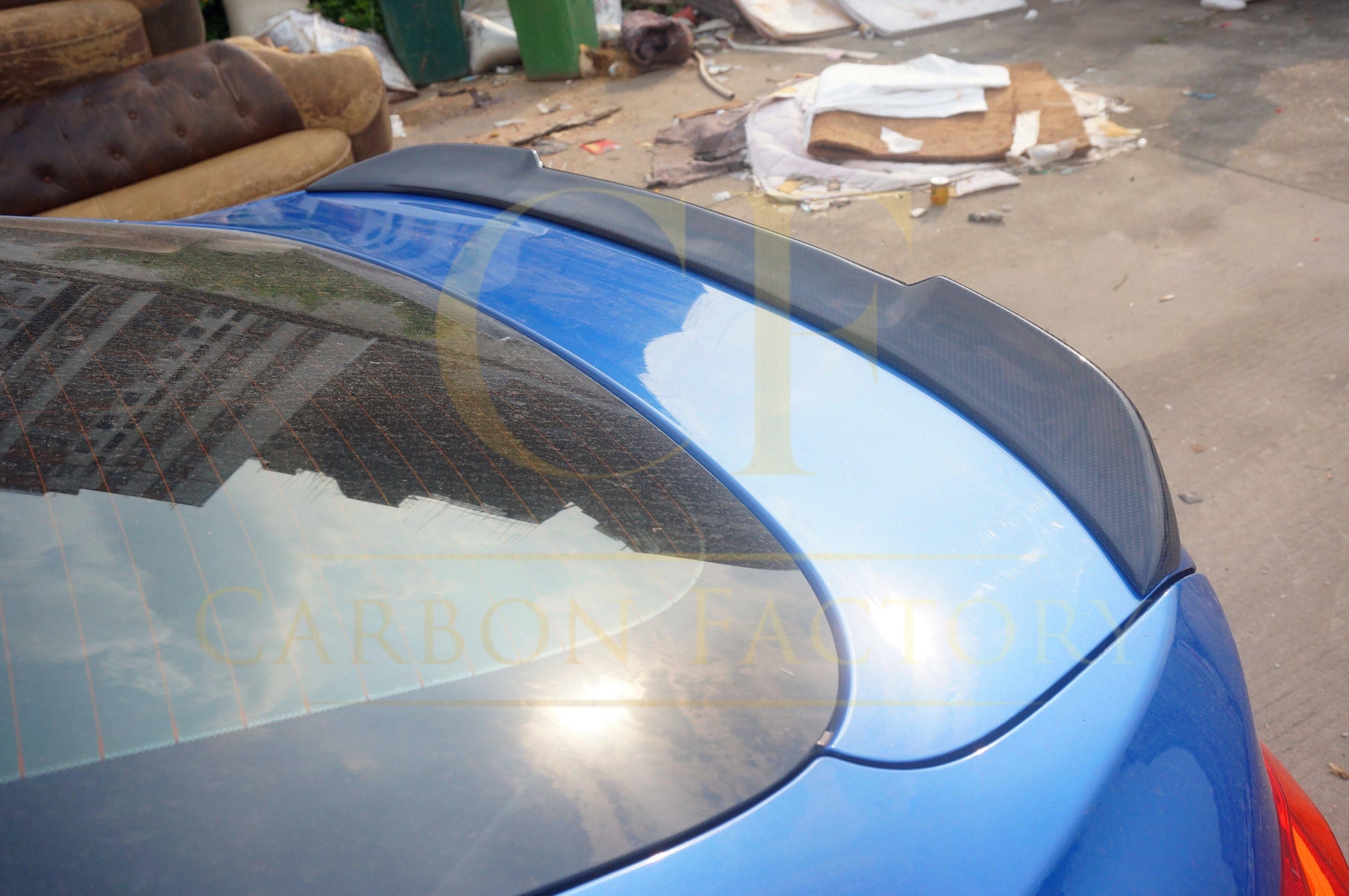 CS Style Pre-preg Carbon Fibre Boot Spoiler for BMW 4 Series F36 Gran Coupe 14-20-Carbon Factory