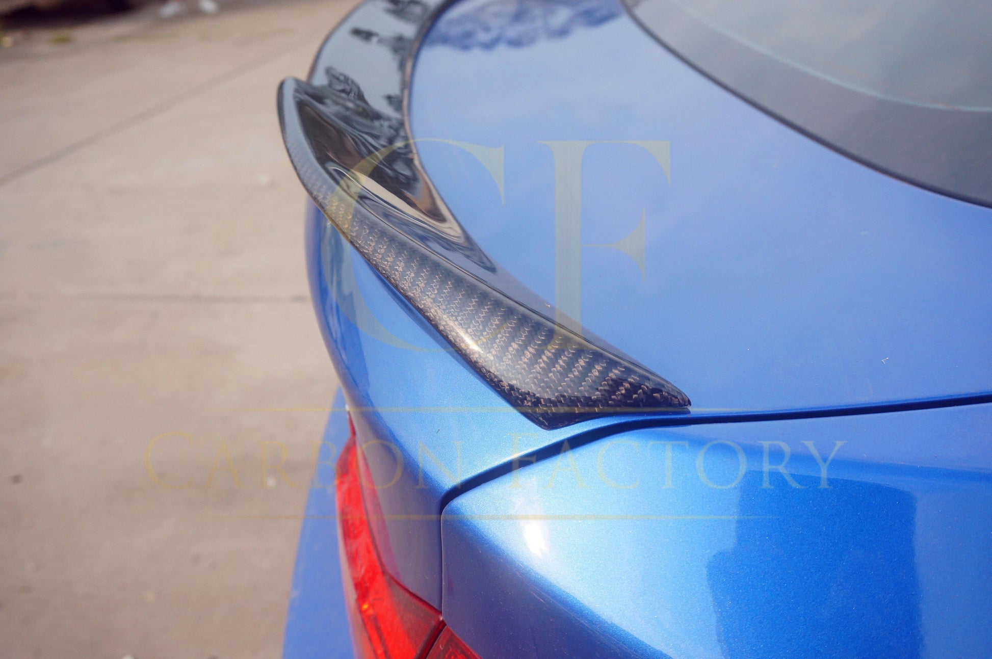 CS Style Pre-preg Carbon Fibre Boot Spoiler for BMW 4 Series F36 Gran Coupe 14-20-Carbon Factory