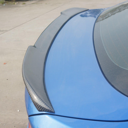 CS Style Pre-preg Carbon Fibre Boot Spoiler for BMW 4 Series F36 Gran Coupe 14-20-Carbon Factory