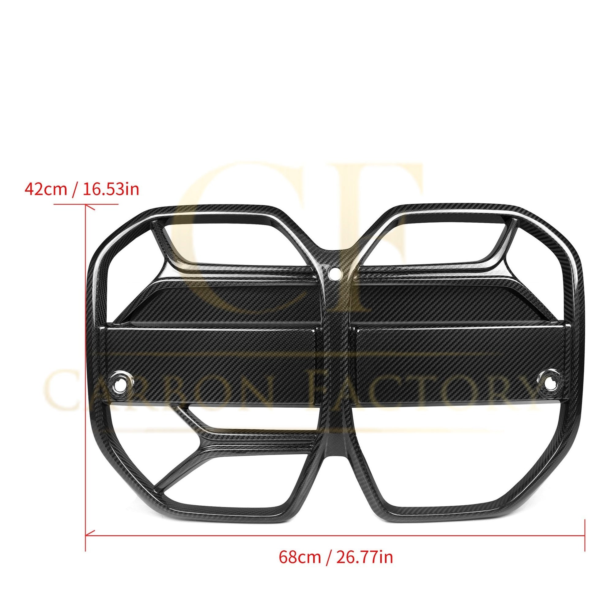 CSL Style Pre-Preg Carbon Fibre Front Grille for BMW 4 Series i4 21-25-Carbon Factory