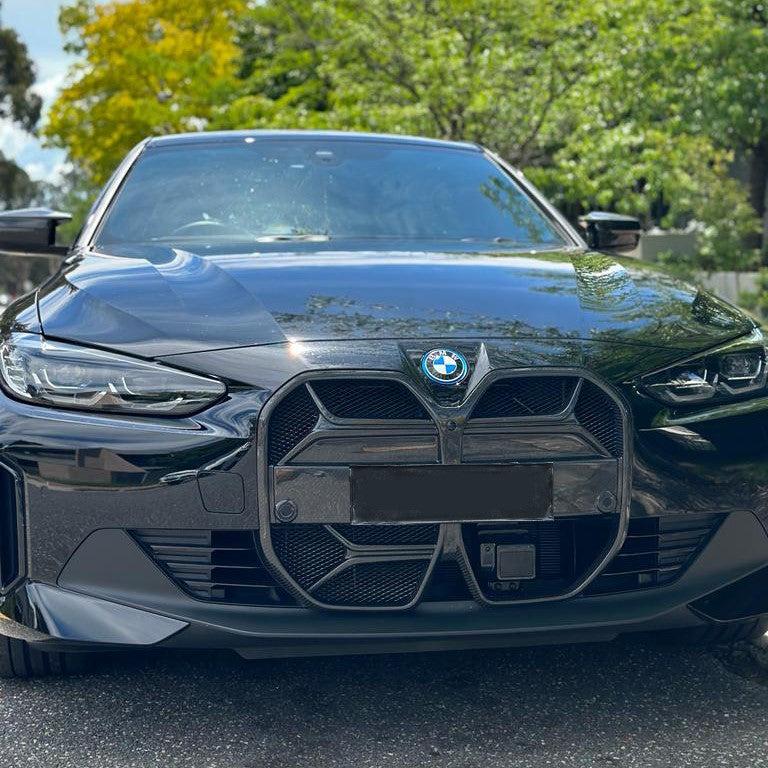 CSL Style Pre-Preg Carbon Fibre Front Grille for BMW 4 Series i4 21-25-Carbon Factory