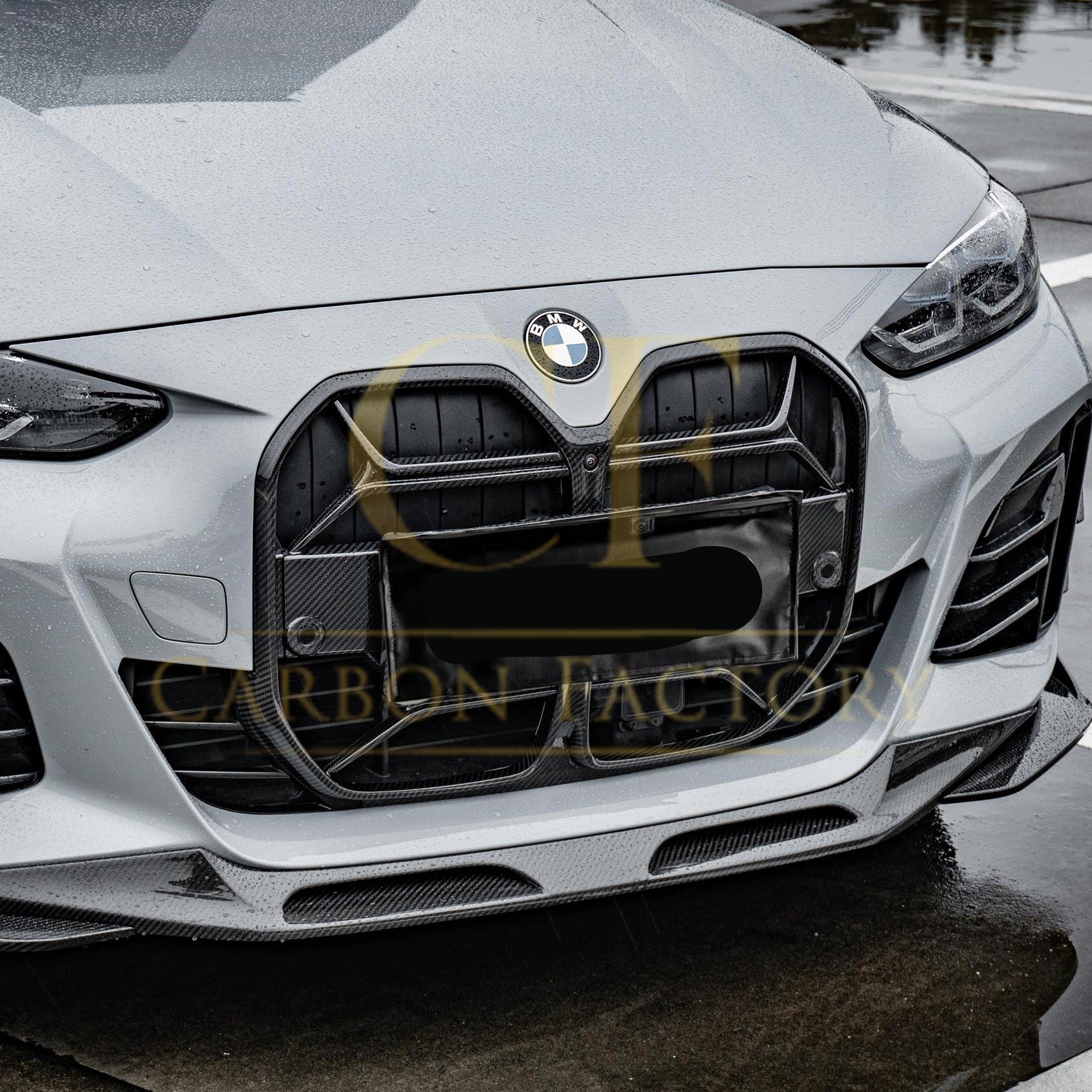CSL Style Pre-Preg Carbon Front Grille for BMW 4 Series G26 20-Present-Carbon Factory